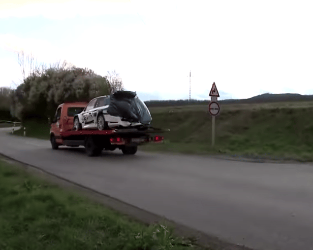 Hungarian rally crash leaves four spectators dead. (Youtube/ Reuters)