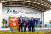 Jet2.com and Jet2holidays announce Bournemouth Airport as its 12th base airport. Left-to-Right: Steve Heapy, CEO of Jet2.com and Jet2holidays, Andrew Bell, CEO of RCA, Regional and City Airports, Ian Doubtfire, Sustainability and Business Development Director and Steve Gill, MD of Bournemouth Airport.