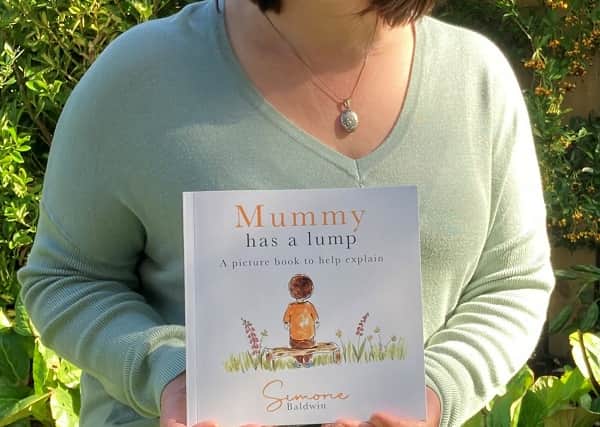 Simone Baldwin - who has written the book to help other mums explain tumours to their children