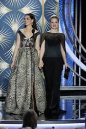 Anne Hathaway and Jessica Chastain star alongside one another in Mothers' Instinct. Picture: Paul Drinkwater/NBCUniversal via Getty Images