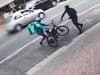 Watch: Terrifying moment Enfield knifeman pounces on Deliveroo rider - who fights back
