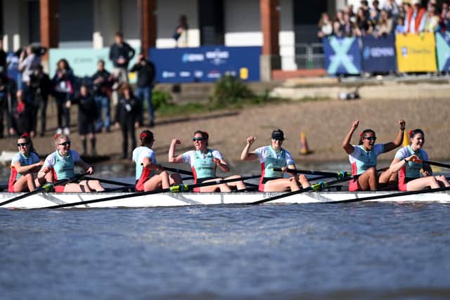 Cambridge University win the Women's Boat Race again.