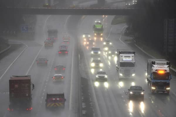 Heavy rain is set to cause travel disruption for those heading home on Easter Monday. Picture: Andrew Milligan/PA Wire