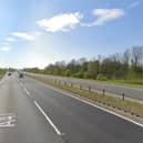 The A47 near Terrington St John in Norfolk, which has been closed after a "serious collision" Picture: Google