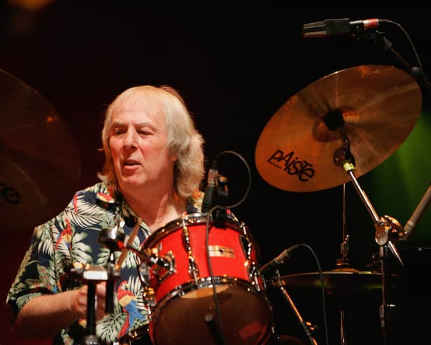 Drummer Gerry Conway of English folk band Fairport Convention on stage during a  concerts in aid of Teenage Cancer Trust organised by Roger Daltrey at The Royal Albert Hall in 2009 Picture: Jo Hale/Getty Images