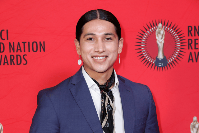 Cole Brings Plenty, the nephew of Yellowstone actor Moses Brings Plenty and the star of the hit show's spinoff series 1923, has gone missing after police identified hi as a suspect in a domestic violence case. (Credit: Getty Images)