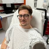 NHS Doctor Alex George, who is known for appearing on ITV 2 reality dating show Love Island, has been admitted to hospital for the second time in a few days. Photo by Instagram//dralexgeorge.