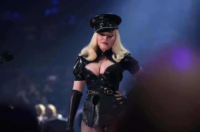 Madonna performed to a record crowd on the last night of her tour