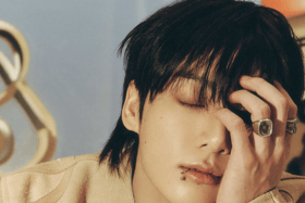 BTS member Jung Kook's album, "GOLDEN," has set a new record for a K-Soloist on the Billboard Charts (Credit: BIG HIT MUSIC)