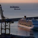 Around 1,500 passengers on board MSC Armonia luxury cruise ship are stranded in Barcelona port as 69 Bolivians are “travelling on false visas”. (Photo: AFP via Getty Images)