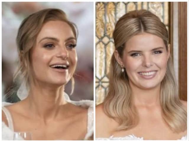 'Married at First Sight: Australia' season nine brides Domenica Calarco (left) and Olivia Frazer (right) really didn't get on. Photos by Channel 4.