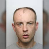 Darren Laken, 31, has been sentenced to six years in prison after stabbing a Costa Coffee worker multiple times. Picture: Derbyshire police