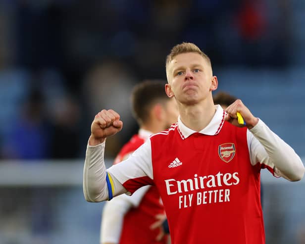 Arsenal player Oleksandr Zinchenko has said that he would leave the UK to fight in his native Ukraine if he was called up. (Credit: Getty Images)