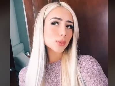 Influencer Vielka Pulido, of Mexico, has been shot dead alongside her boyfriend outside a gym after a gunman opened fire at them at close range. Picture: TikTok/Vielka Pulido.