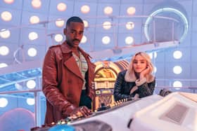 The Doctor (Ncuti Gatwa) and Ruby Sunday (Millie Gibson) during the Christmas Day episode. Picture: James Pardon/Bad Wolf/BBC Studios/PA Wire