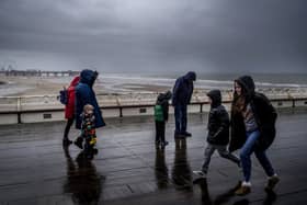 The Met Office has issued new yellow rain and wind warnings following Storm Kathleen over the weekend. (Credit: Getty Images)