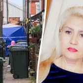 Police have named a mum-of-six Marian Gheorghe who is believed to have been killed by her ex-partner Vicala Gheorghe in a suspected murder-suicide. Picture: SWNS