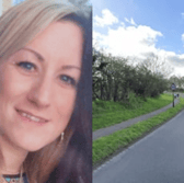 Detectives investigating after human remains were found in a park in south London have named the victim as 38-year-old Sarah Mayhew