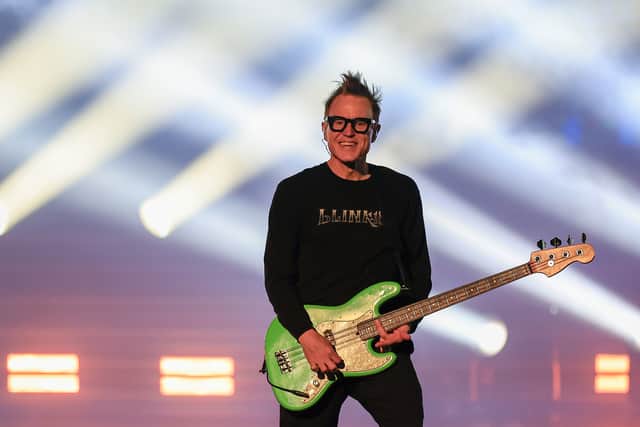 Blink 182 are among the headline acts performing at this year’s Leeds and Reading Festivals (Credit: Getty)