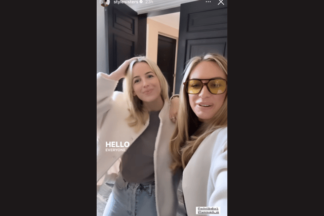 The Style Sisters have shared an update on what they've done so far on Amanda Holden's new mansion (Photo: @StyleSisters/ Instagram)