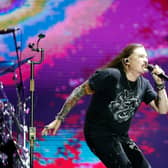 James LaBrie of American band Dream Theater perform at Mundo Stage during the Rock in Rio Festival at Cidade do Rock on September 3, 2022 in Rio de Janeiro, Brazil. (Photo by Wagner Meier/Getty Images)