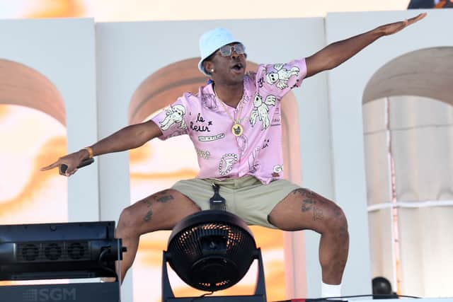 Tyler, The Creator will be headlining the Coachella Stage on Satruday evening from 11:40pm (Credit: Getty)