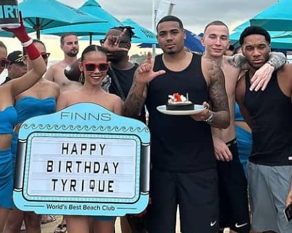 Reality TV star Tyrique Hyde, who appeared on ‘Love Island’ has been injured in a moped accident on a 25th birthday trip to Bali. Photo by Instagram/Tyrique Hyde.