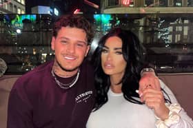 Katie Price and her boyfriend, 'Married at First Sight UK star' JJ Slater. Photo by Instagram/johnjoeslater.