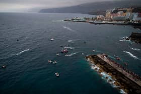 A 53-year-old tourist died in Puerto de la Cruz in Tenerife after he was swept out to sea while trying to take a selfie. Photo: AFP via Getty Images