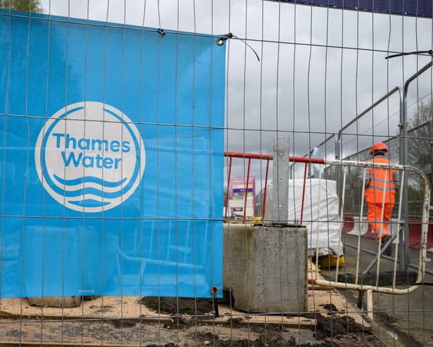 Debt-ridden Thames Water has continuously pumped raw sewage into a rare chalk stream for over 1,000 hours since February. Picture: Getty Images