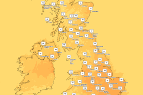 The UK is set to turn muggier and more humid as a 'mini heatwave' arrives. Picture: Met Office