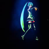 Japanese virtual singer Hatsune Miku performs on stage during a concert at the Zenith concerthall, in Paris, on January 16, 2020. Picture: Christophe ARCHAMBAULT / AFP