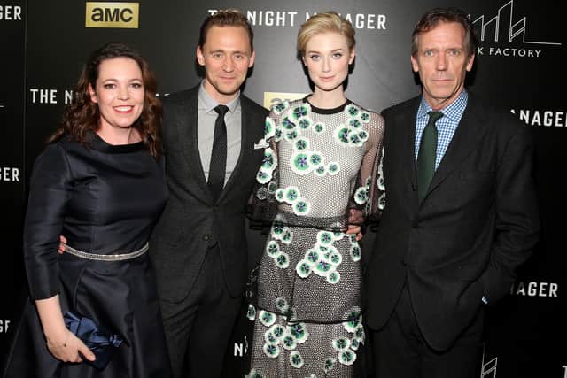 Olivia Colman, Tom Hiddleston, Elizabeth Debicki and Hugh Laurie starred in The Night Manager season one. Picture: Jesse Grant/Getty Images for AMC