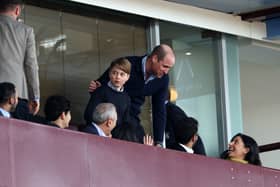 Prince William and his eldest son Prince George are well-known Aston Villa fans. (Credit: Getty Images)