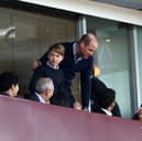 Prince William and his eldest son Prince George are well-known Aston Villa fans. (Credit: Getty Images)