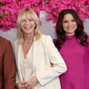 Mamma Mia! I Have A Dream has been axed after only one series.  Alan Carr, Zoe Ball and Samantha Barks attend ITV's "MAMMA MIA! I Have a Dream" photocall at Charlotte Street Hotel on September 28, 2023 in London, England