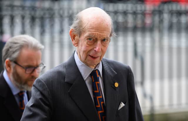 The Duke of Kent, Prince Edward, is to step down as Colonel of the Scots Guards after 50 years. Photo by Getty Images.