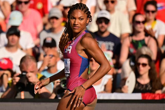 Olympic athletes have slammed Nike for its new track and field kit that leaves women “nearly naked”. (Photo: AFP via Getty Images)