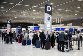 UK holidaymakers have been issued an urgent hand luggage warning to “avoid unnecessary delays” at UK airports this summer. (Photo: AFP via Getty Images)