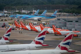 Major airlines including Jet2, easyJet, TUI, Ryanair, and Wizz Air issue guidance on how early holidaymakers should arrive at UK airports for check-in. (Photo: Getty Images)