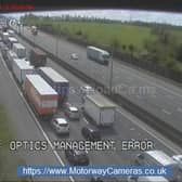 The M1 in Hertfordshire has been closed following a collision 