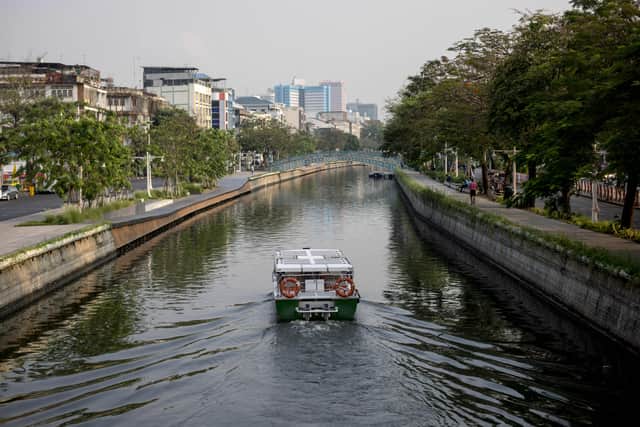 A tourist has drowned in a canal in Bangkok, Thailand, after “trying to recover” his “lost water gun”. (Photo: AFP via Getty Images)