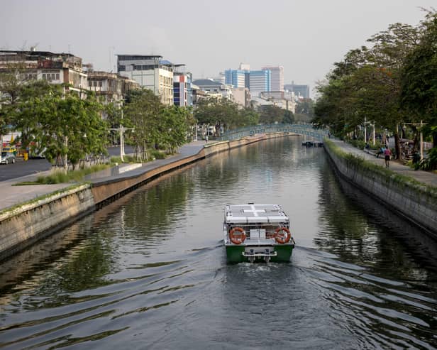 A tourist has drowned in a canal in Bangkok, Thailand, after “trying to recover” his “lost water gun”. (Photo: AFP via Getty Images)