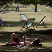 Another swell in temperatures could be coming the UK's way  as we move into May - but not before rain and thunderstorms hit the country. (Credit: Getty Images)