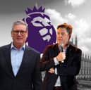 The Premier League and CEO Richard Masters, right, are hoping to stop Parliament from bringing in a football regulator. Labour leader Sir Keir Starmer, left, has been the recipient of free hospitality tickets. Credit: Kim Mogg/Getty