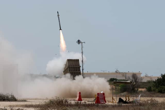 An Israeli Iron Dome air defence system launches a missile to intercept rockets fired from the Gaza Strip in August 2022 (Photo: JACK GUEZ/AFP via Getty Images)