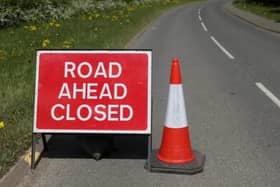 The A46 has been shut following a multi-vehicle crash