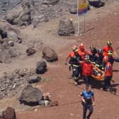 A tourist suffered severe injuries when he jumped into a popular dangerous sea cave in Tenerife
