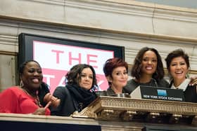 Primetime daytime TV show The Talk has been axed. Sheryl Underwood, Sara Gilbert, Sharon Osbourne, Aisha Tyler and Julie Chen of CBS' 'The Talk' ring the closing bell at the New York Stock Exchange on December 9, 2015 in New York City