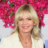 Radio presenter Zoe Ball has revealed her mother is now in a hospice after being diagnosed with cancer last week.